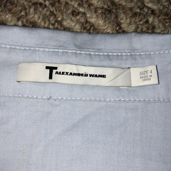 T Alaxender Wang Light denim dress, EUC, Size 4 - Picture 6 of 7